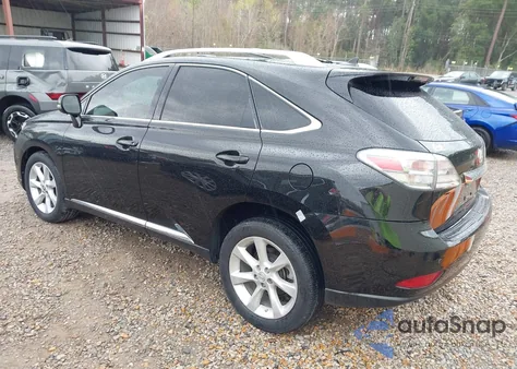 2012 Lexus Rx 350 z USA, uszkodzony, nr VIN JTJZK1BA2C2413458